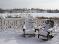 Peck Farm Park snow chairs