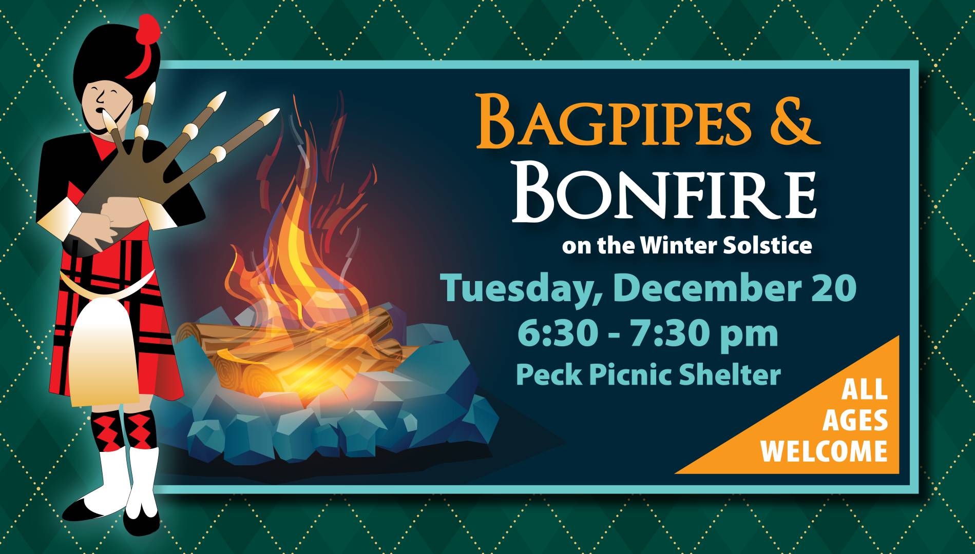 Bagpipes Bonfire 2022 Logo