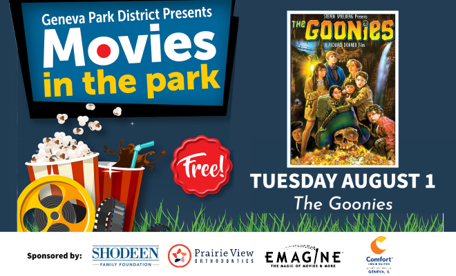 Movies in the Park Goonies 2023