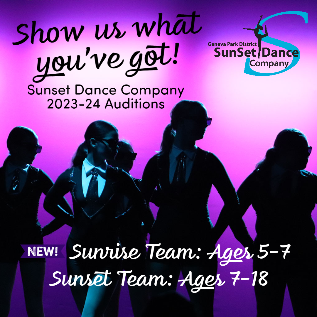Sunset Dance Company Auditions Logo 2023
