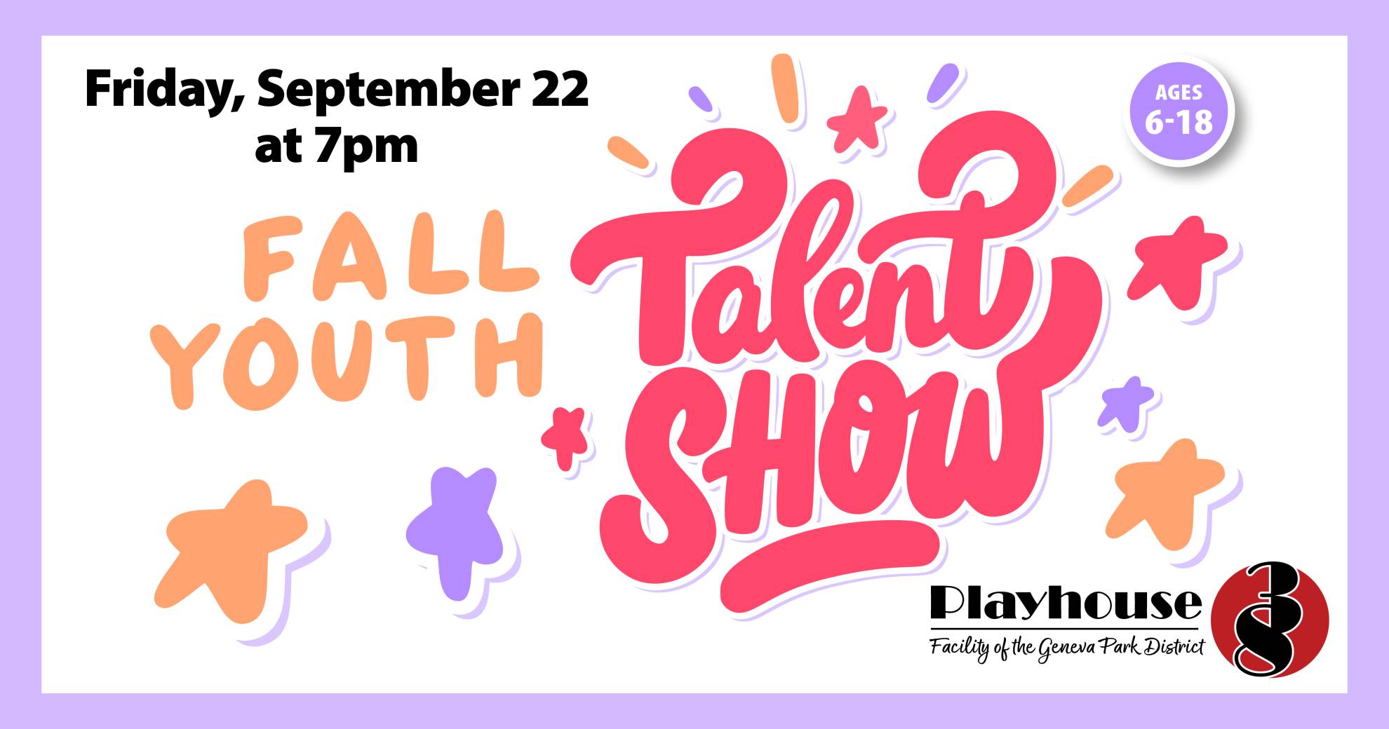 Fall Youth Talent Show 2023