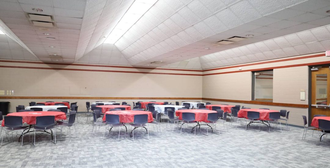 Empty room with carpet