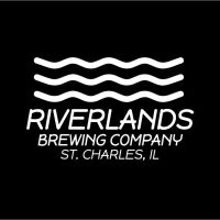 Riverlands Brewing Company St Charles IL Logo with river icon