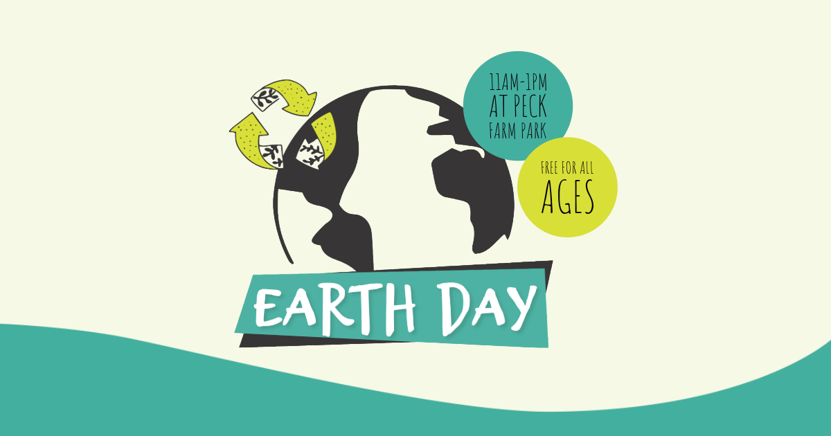 earth day image with recycling symbol